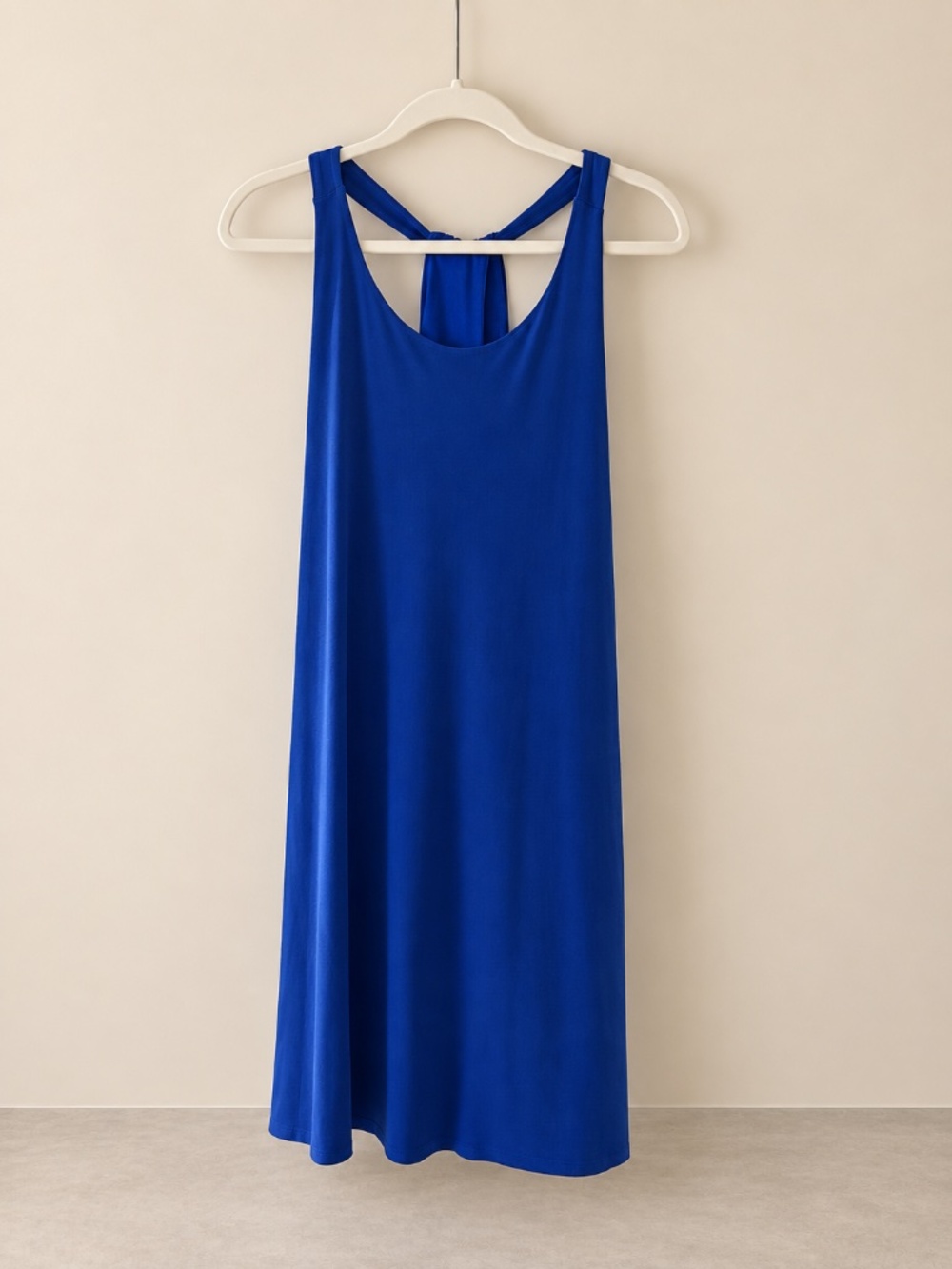 CeCe Cobalt Blue Strappy Back Swing Dress XL